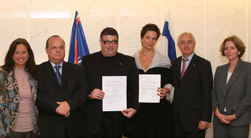 מינוי רן רהב לקונסול הכבוד של רפובליקת איי מרשל בישראל